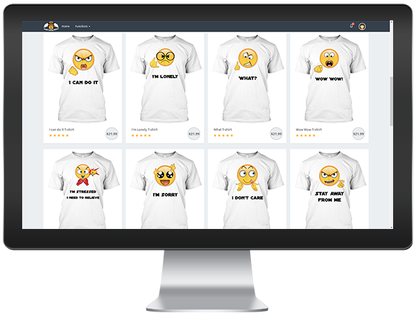 Emoji Shop | Emoji T-Shirt | Emoji Accessories